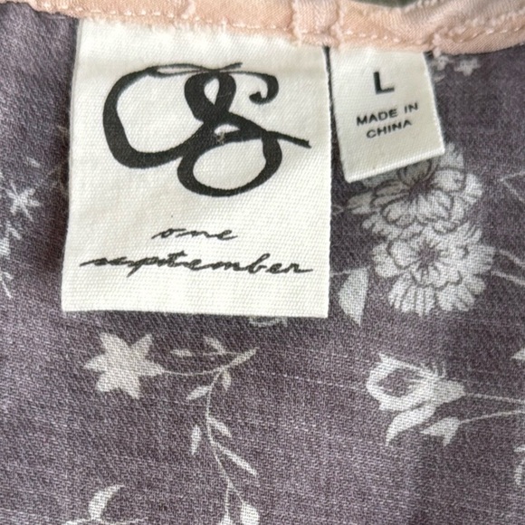 Anthropologie One September Elegant Pink Lace-Trimmed Dress SIZE L - Picture 3 of 13